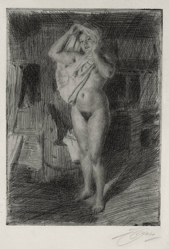  安德斯·莱奥纳德·佐恩 Anders Leonard Zorn —— 佐恩(素描) (50)